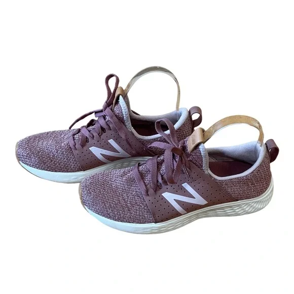New Balance Fresh Foam Sport Running Shoes Women's Size 7.5 Mauve Sneakers - Picture 2 of 9